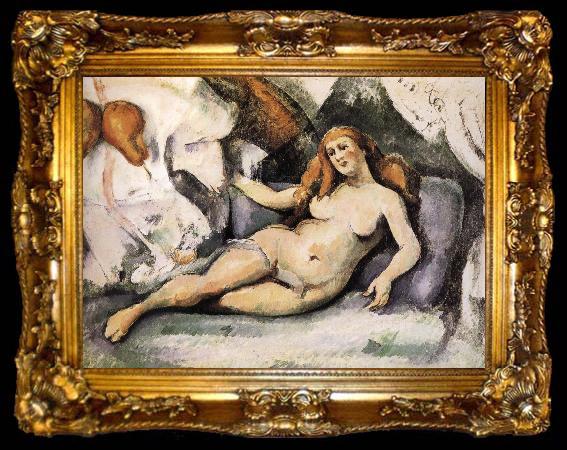 framed  Paul Cezanne Nude, ta009-2